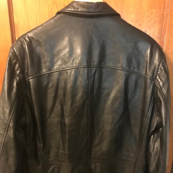 Revolution Black Leather Blazer Jacket - Picture 3 of 7